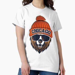 Chicago Bear With Beanie Classic T-Shirt